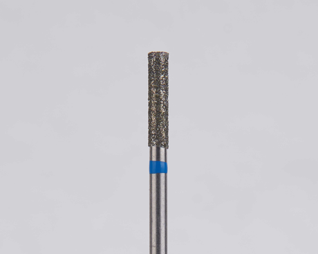 Алмазный бор турбинный стоматологический 866.314.107.080.018 «Цилиндр» синяя насечка d=1,8 мм (5 шт)