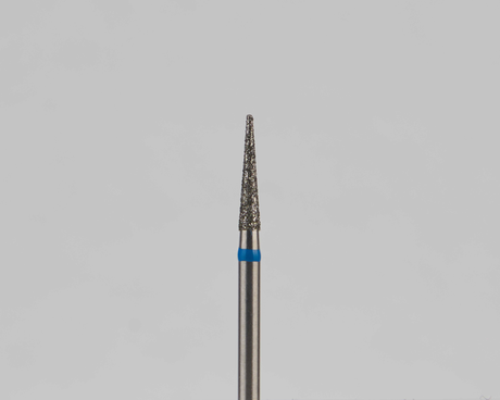 Алмазный бор турбинный стоматологический 866.314.164.080.016 «Конус» синяя насечка d=1,6 мм (5 шт)