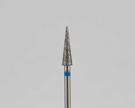 Алмазный бор турбинный стоматологический 866.314.164.100.027 «Конус» синяя насечка d=2,7 мм (5 шт)