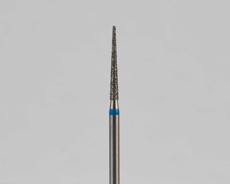Алмазный бор турбинный стоматологический 866.314.164.115.014 «Конус» синяя насечка d=1,4 мм (5 шт)