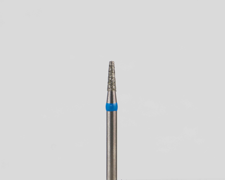 Алмазный бор турбинный стоматологический 866.314.168.040.014 «Конус усеченный» синяя насечка d=1,4 мм (5 шт)