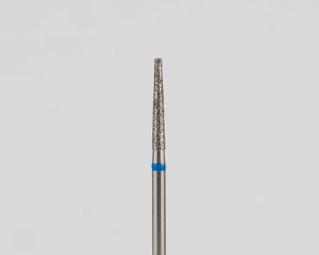 Алмазный бор турбинный стоматологический 866.314.168.100.016 «Конус усеченный» синяя насечка d=1,6 мм (5 шт)
