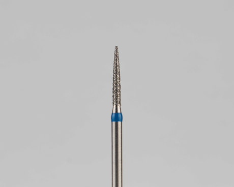 Алмазный бор турбинный стоматологический 866.314.245.080.012 «Пуля» синяя насечка d=1,2 мм (5 шт)