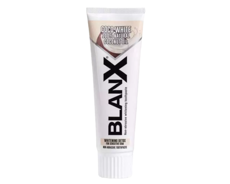 Зубная паста отбеливающая BlanX Coco White с кокосовым маслом для чувствительных десен