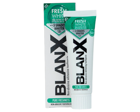 Зубная паста отбеливающая BlanX Fresh White для длительной свежести дыхания