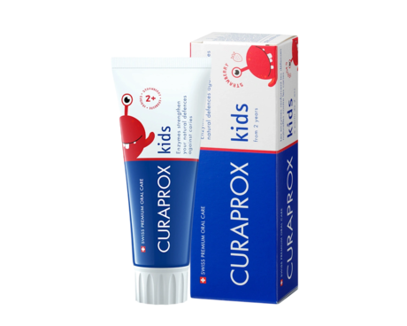 Зубная паста Curaprox Kids 950 клубника (с 2х лет), 60 мл