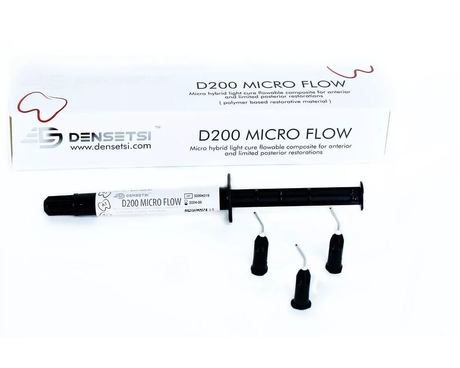 Композит D200 MICRO FLOW текучий микрогибрид светоотверждаемый