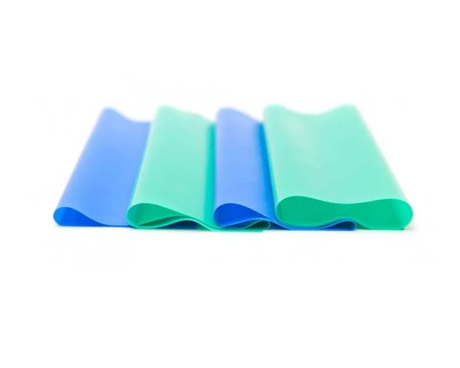 Коффердам латексный Dispodent Dental Dam 152x152 мм / Зелёный / Мята / Средний (36 листов)
