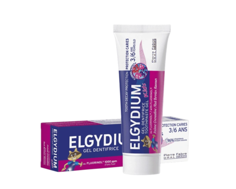 Зубная паста Elgydium Kids Red Berries для детей от 3 до 6 лет, 50 мл