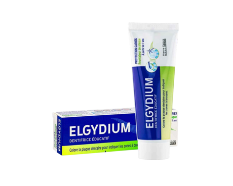 Зубная паста Elgydium Plaque-disclosing Защита от кариеса для взрослых и детей от 7 лет, 50мл
