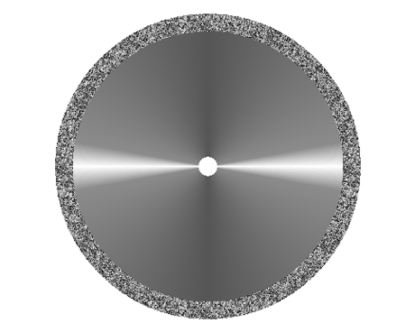 Диск алмазный «Гипс ободок» 340 524 450-G двусторонний крупнозернистый d=45 мм
