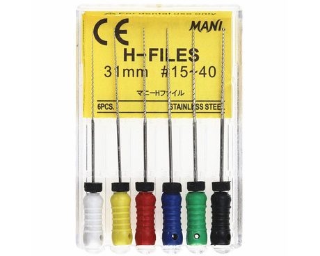 H-files "Mani" 31 мм (6 шт)