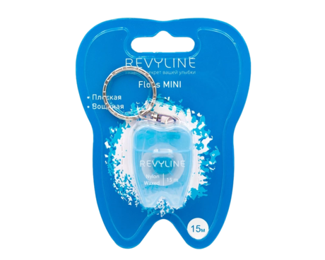 Зубная нить Revyline floss mini, вощеная, 15м