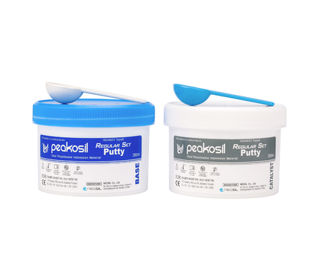 Peakosil Putty Regular Set - А-Силикон база+катализатор, Корея (280 мл + 280 мл)