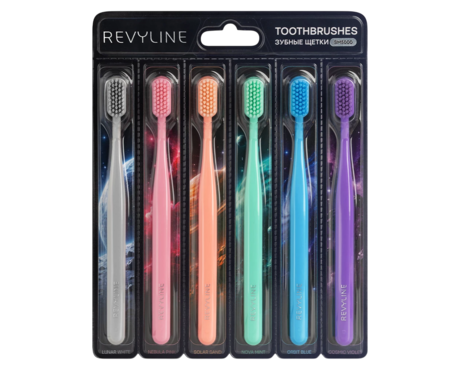 Набор зубных щеток Revyline SM5000 Cosmic (6 шт.)