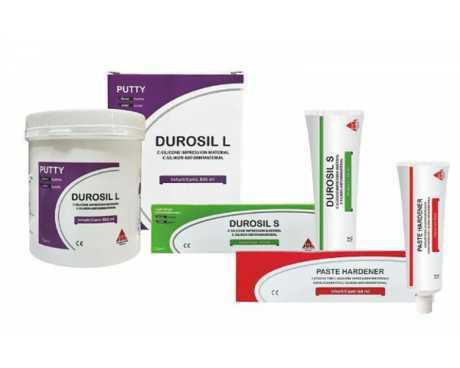 Durosil Kit набор - оттискная С-силиконовая масса (900 мл + 140 мл + 60 мл)