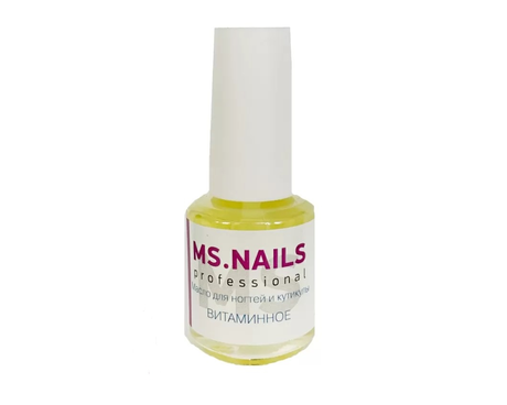 Масло для ногтей и кутикулы Витаминное, MS Nails, 15 мл, (арт.604-154)