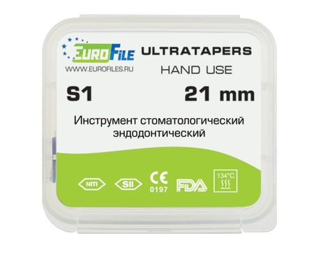 Ultratapers Hand Use ручные файлы "Eurofile" (6шт)