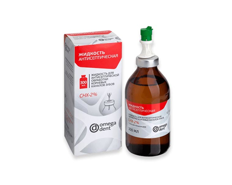 Жидкость антисептическая ОМЕГА раствор 2% хлоргексидина (300 мл)